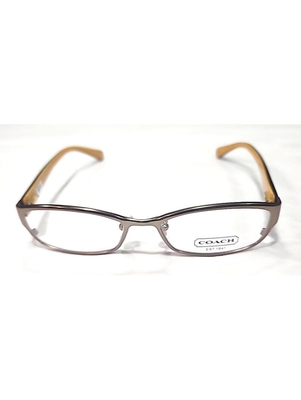 Coach HC5007 Willow 9045 Sand Brown Rectangular Eyeglasses 50-16 135 New - Picture 2 of 7